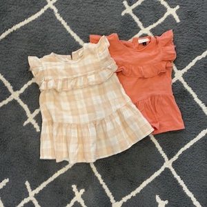 2 XS Universal thread cotton shirts